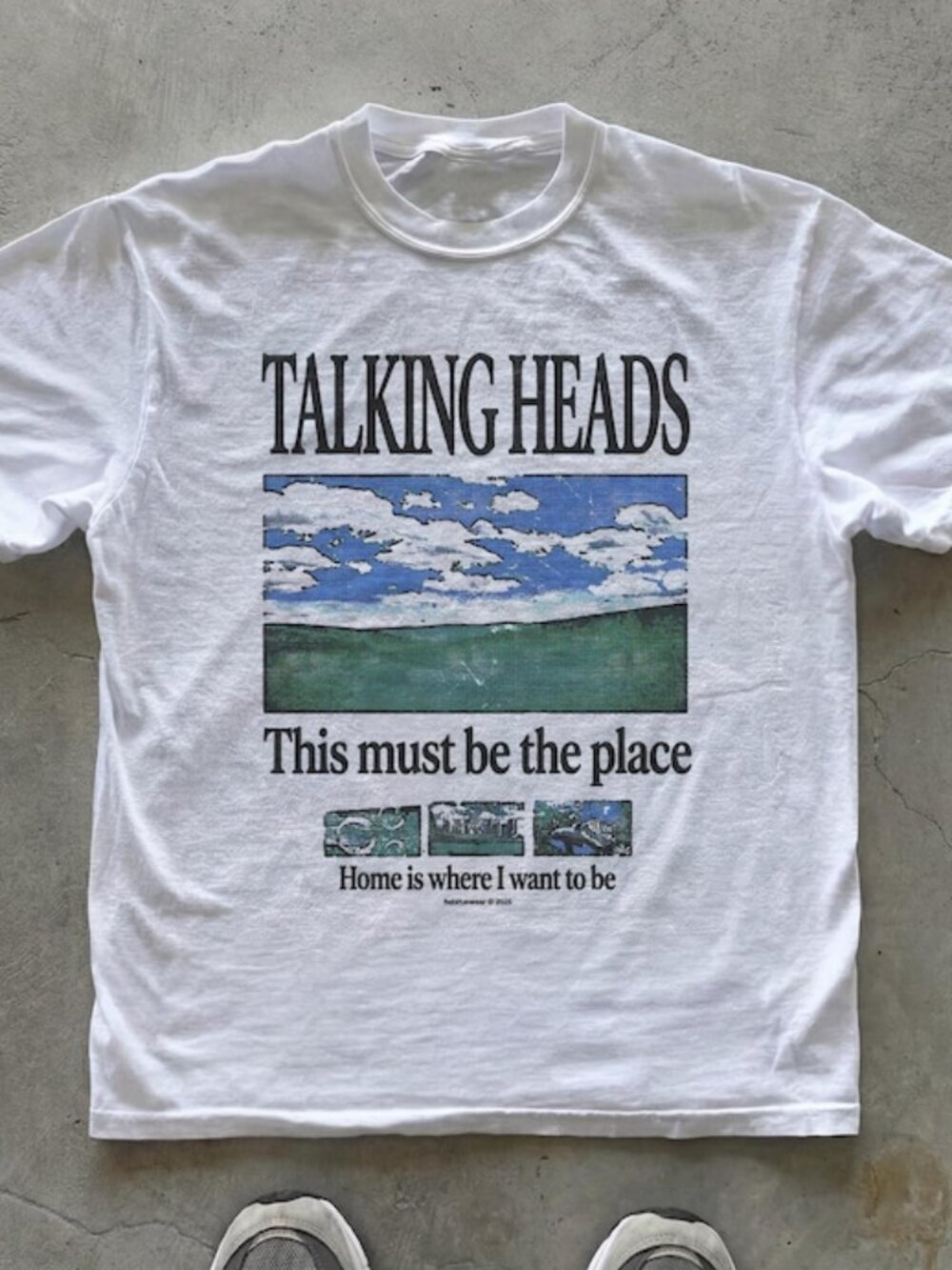 Talking Heads Graphic T-Shirt, This Must Be the Place Lyric Tee